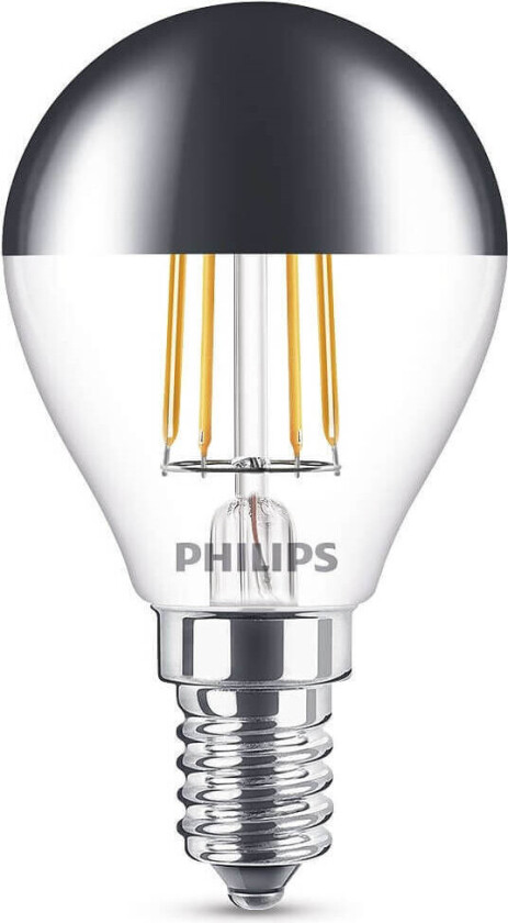 - Pære LED 4W Filament Toppreflektor Krone (397lm) E14
