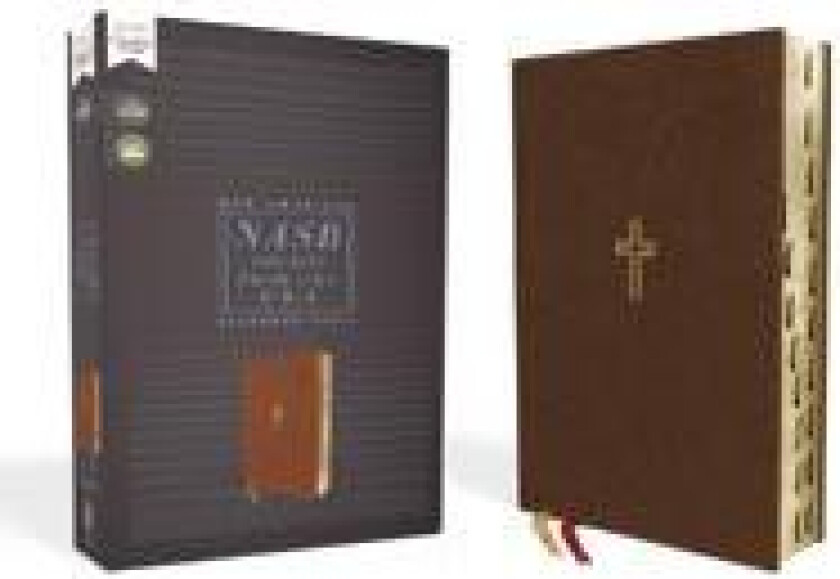 NASB, Thinline Bible, Leathersoft, Brown, Red Letter, 1995 Text, Thumb Indexed, Comfort Print