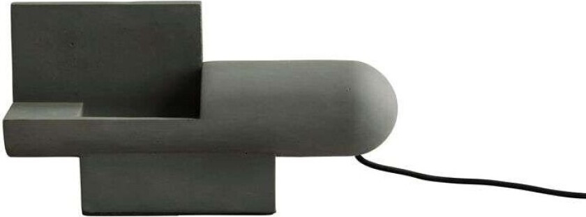 - Brutalist Bordlampe Concrete Grey