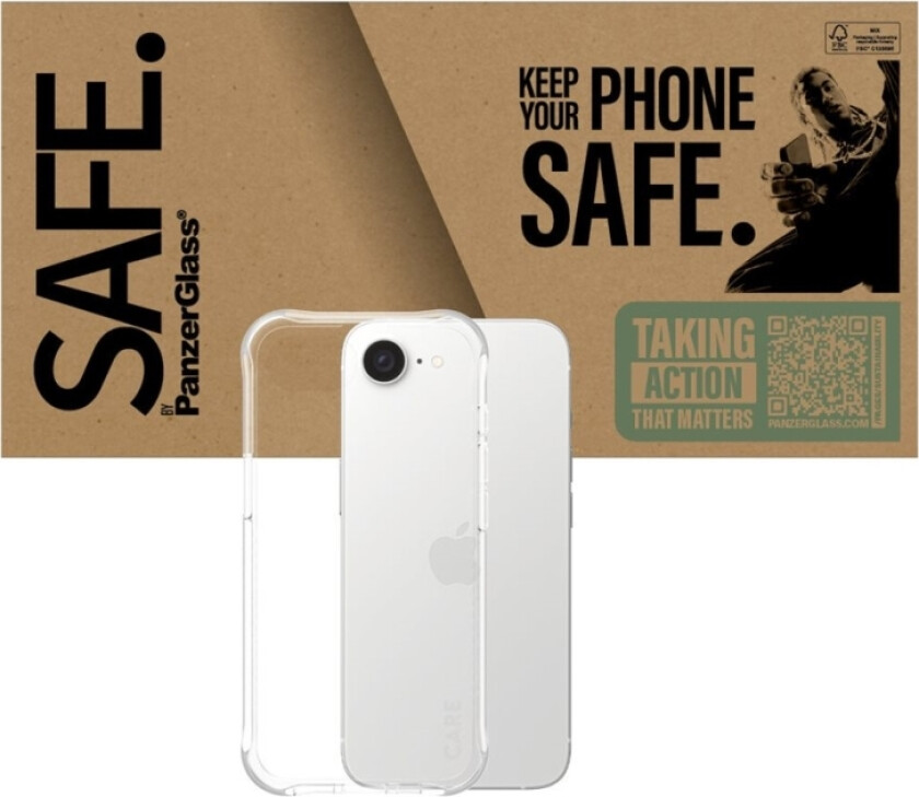 Safe. By Panzerglass - Baksidedeksel For Mobiltelefon