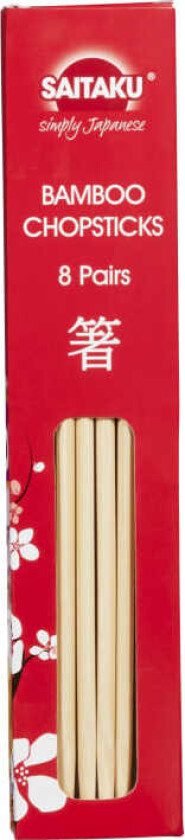 Spisepinner Bambus 8par