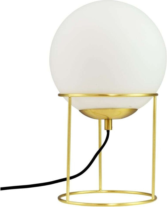 - Madrid Bordlampe Opal/Brass