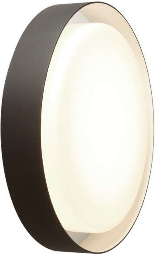 - Plaff-On Vegglampe/Taklampe Ø50 IP54 Black LED
