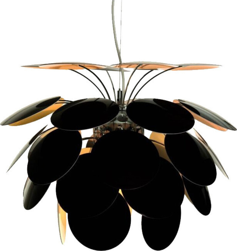 - Discoco Taklampe Ø68 Black-Gold