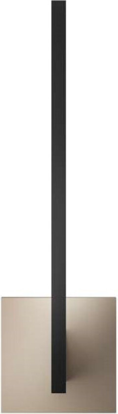 - Inlay W2 Linear Vegglampe Matt Black/Silver Gold