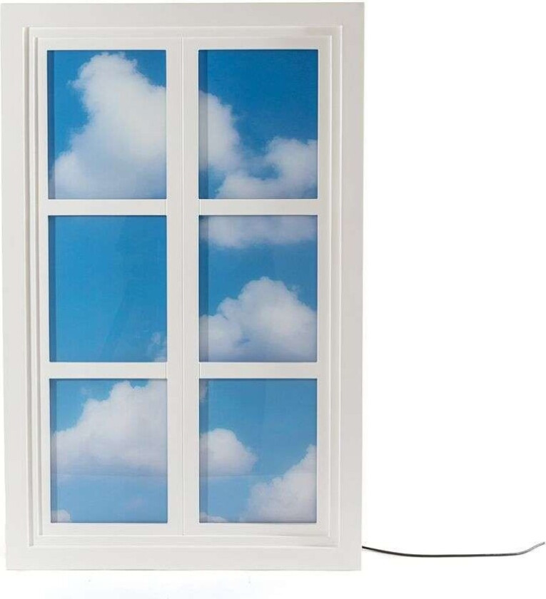 - Window 3 Vegg-/Gulvlampe White/Light Blue