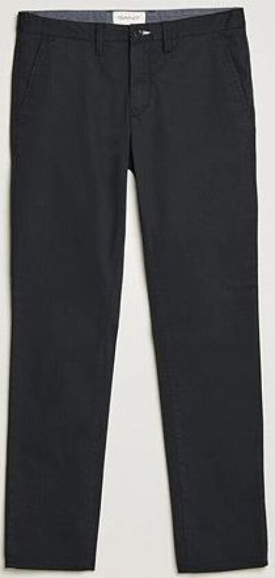 Slim Fit Twill Chino Black