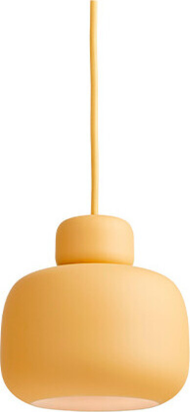 - Stone Pendel Small Mustard Yellow