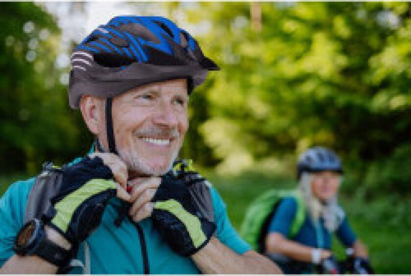 justerbar sykkelhjelm r.m. blå