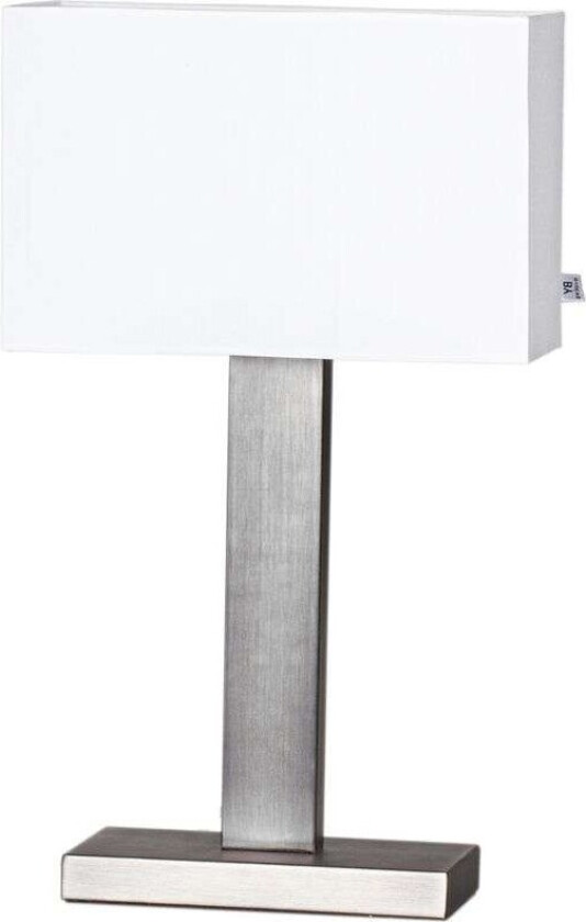 - Prime Bordlampe H47 Brushed Steel/White