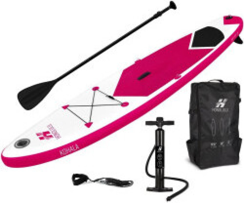 SUP-brettsett 150kg oppblåsbart Honolulu 320x76x15cm rød