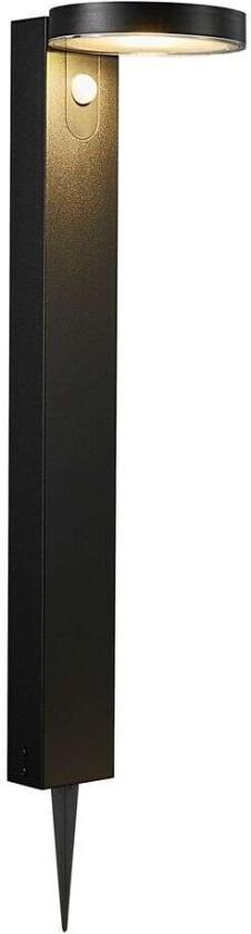 - Rica Round LED Solcelle Hage Lampe Black