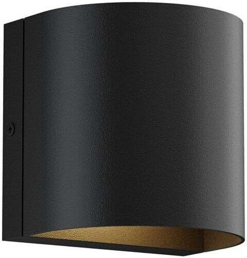 - Gladis LED Utendørs Vegglampe Black