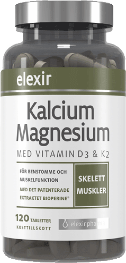 Kalcium Magnesium 120 tabletter