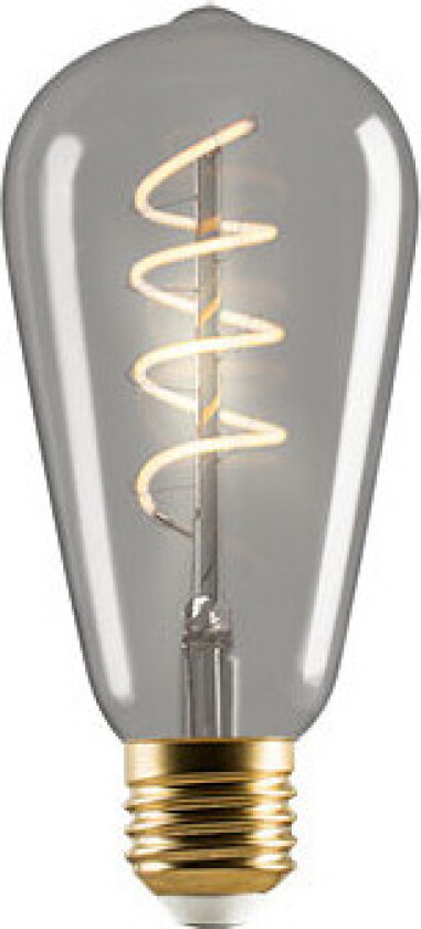 - Pære LED 4W (180lm) ST64 Smoked CRI90+ Dimbar E27