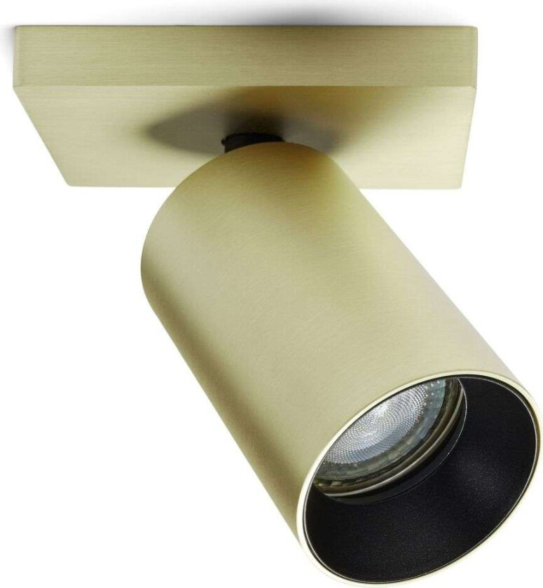 - SpotOn1 Taklampe Brass