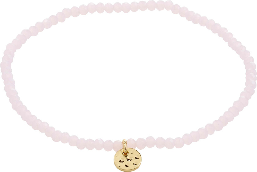 Bilde av INDIE armbånd rosa, gullbelagt