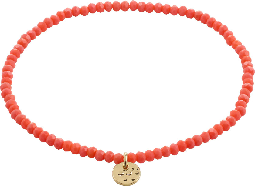 Bilde av INDIE armbånd fersken, gullbelagt