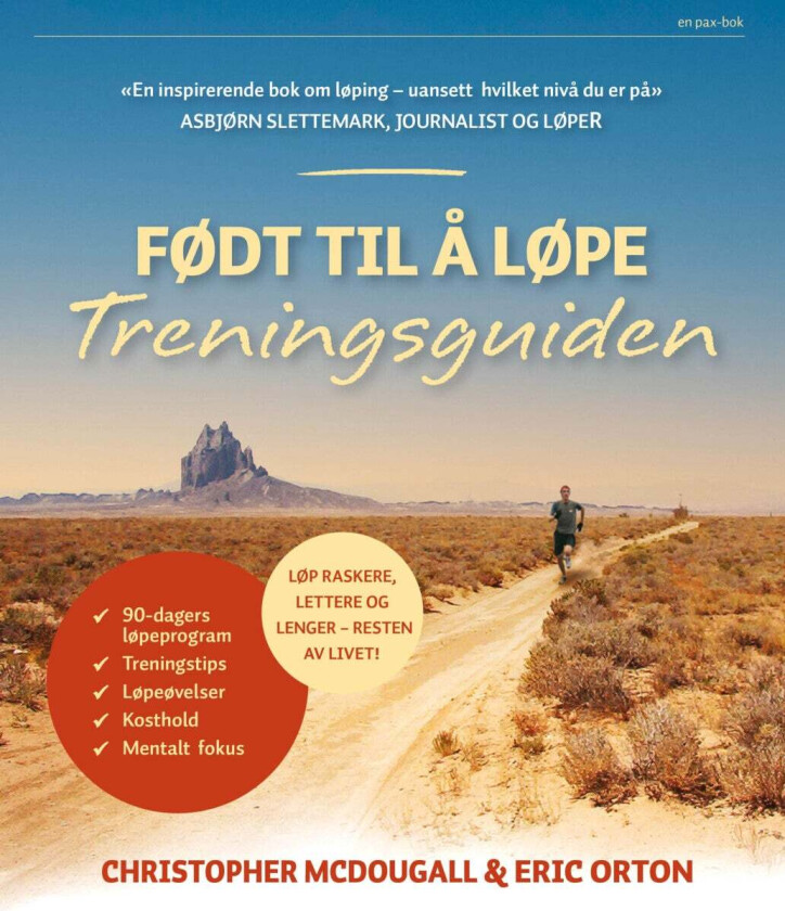 Født til å løpe treningsguiden av Christopher McDougall, Eric Orton