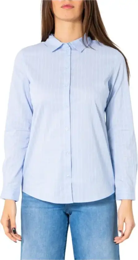 Jacqueline de Yong, Dame, Bluser & Skjorter, Blå, 2XS