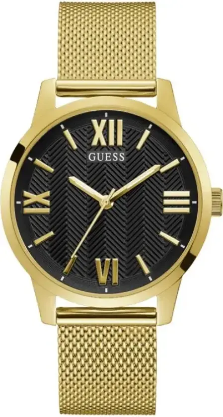 Herreklokke GW0214G2 Sort/Gulltonet stål Ø42 mm