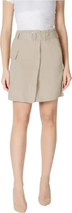 Dame, Skjørt, Beige, XS