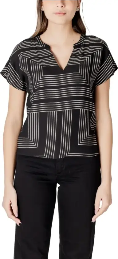 Jacqueline de Yong, Dame, Bluser & Skjorter, Svart, S