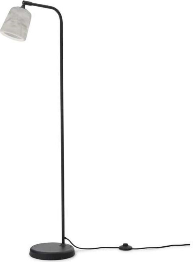- Material Gulvlampe The Black Sheep White Marble