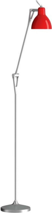 - Luxy F1 Gulvlampe Alu/Rød