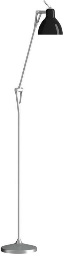 - Luxy F1 Gulvlampe Alu/Svart