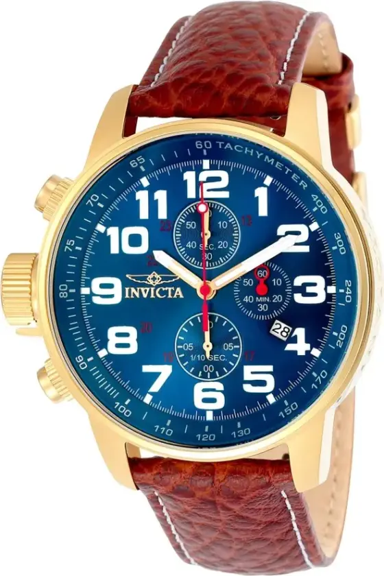 Herreklokke 3329 Force Lefty Blå/Lær Ø46 mm