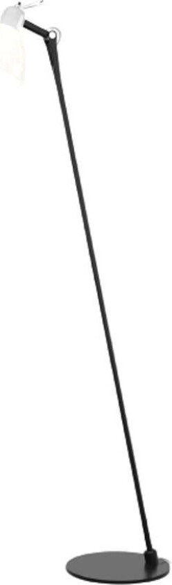 - Luxy Glam F0 Gulvlampe Black/Glossy White