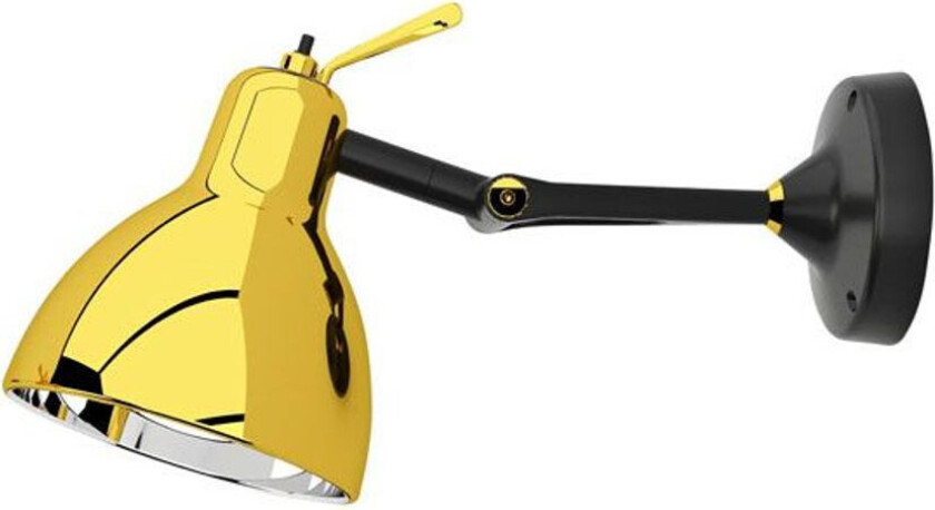 - Luxy Glam H0 Vegglampe/Taklampe Black/Gold Semi Transparent