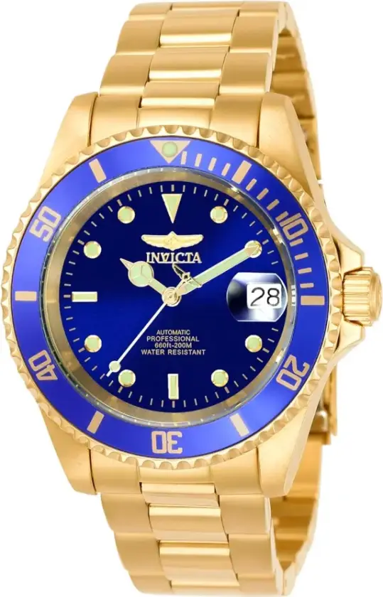 Herreklokke 8930OB Pro Diver Blå/Gulltonet stål Ø40 mm