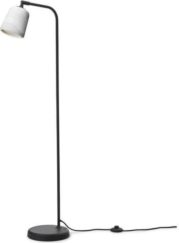 - Material Gulvlampe White Marble