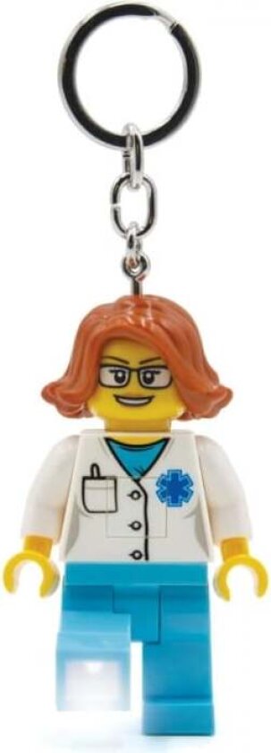 LEGO - Keychain w/LED - Female Doctor (4006036-LGL-KE185H)