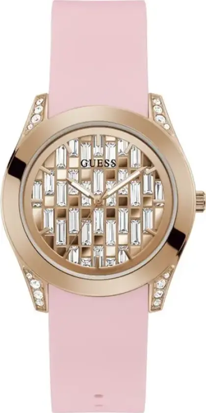 Dameklokke GW0109L2 Rosegullfarget/Gummi Ø39 mm