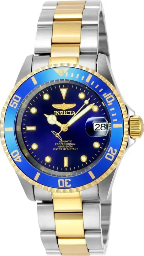 Herreklokke 8928OB Pro Diver Blå/Gulltonet stål Ø40 mm