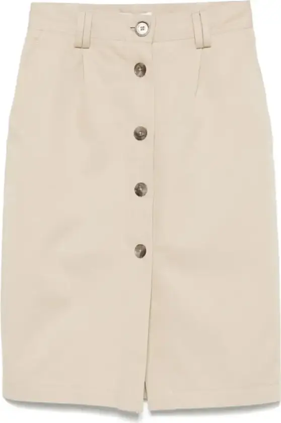 Dame, Skjørt, Beige, S