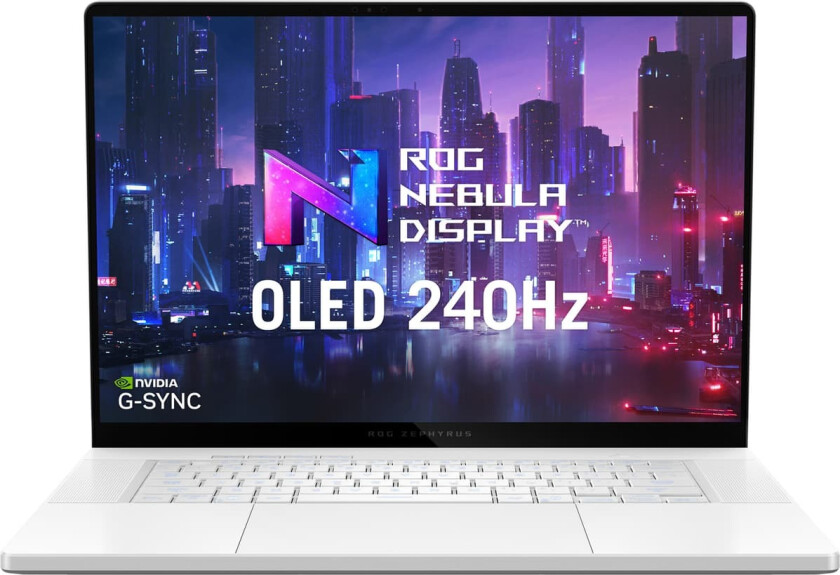 ROG Zephyrus G16 GU605CR U9-285H/32/1024/5070Ti/OLED 16" bærbar PC (hvit)