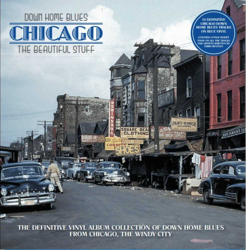 Diverse Artister Down Home Blues: Chicago The Beautiful Stuff / Var LP/Vinyl