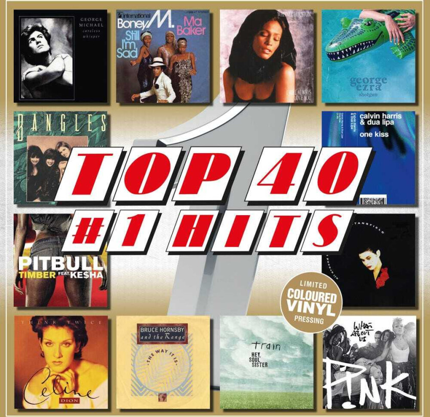 Diverse Artister Top 40 Number 1 Hits LP/Vinyl