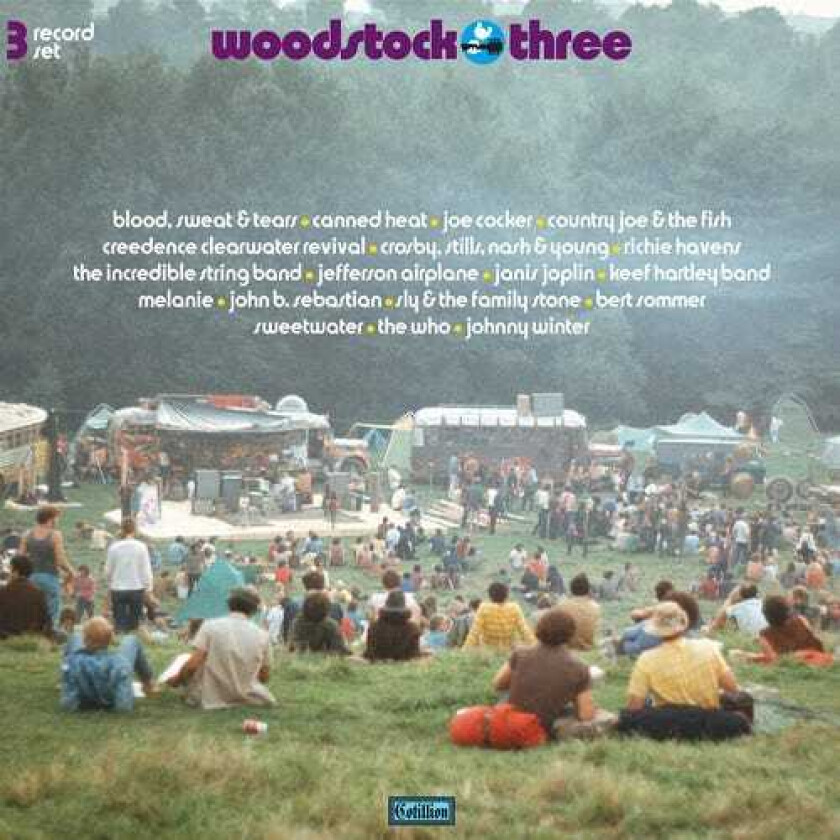 Diverse Artister Woodstock Three LP/Vinyl