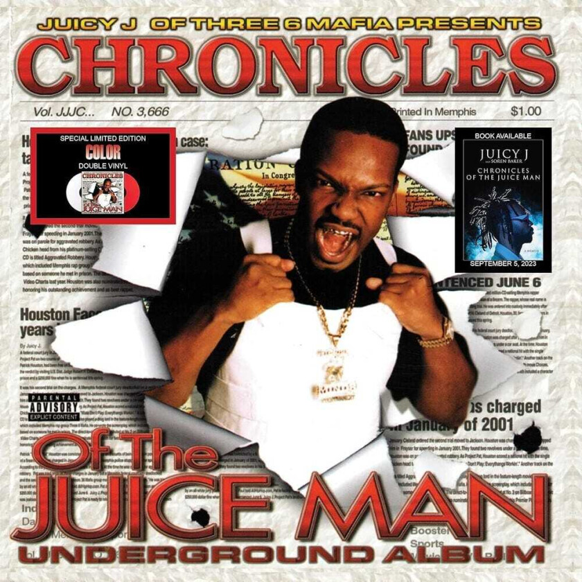 Juicy J Chronicles Of The Juice Man LP/Vinyl