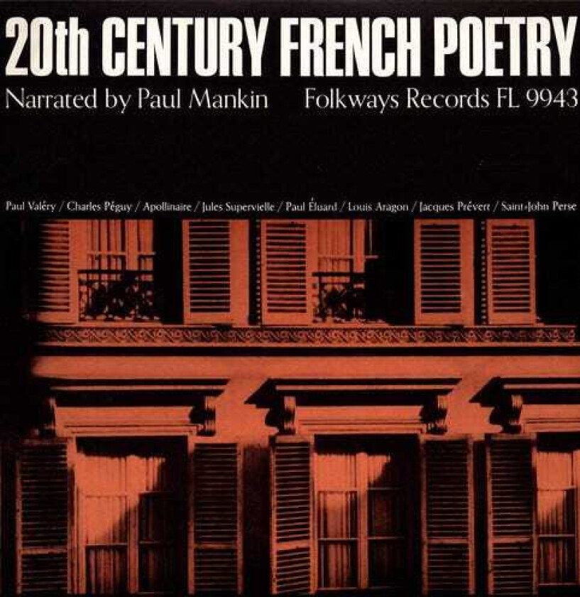 Paul A. Mankin 20th Century French Poetry CD