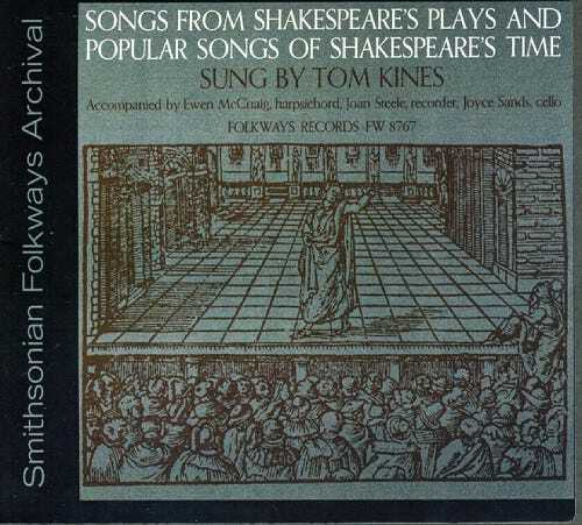 Tom Kines Songs From Shakespeare's Plays And Songs CD