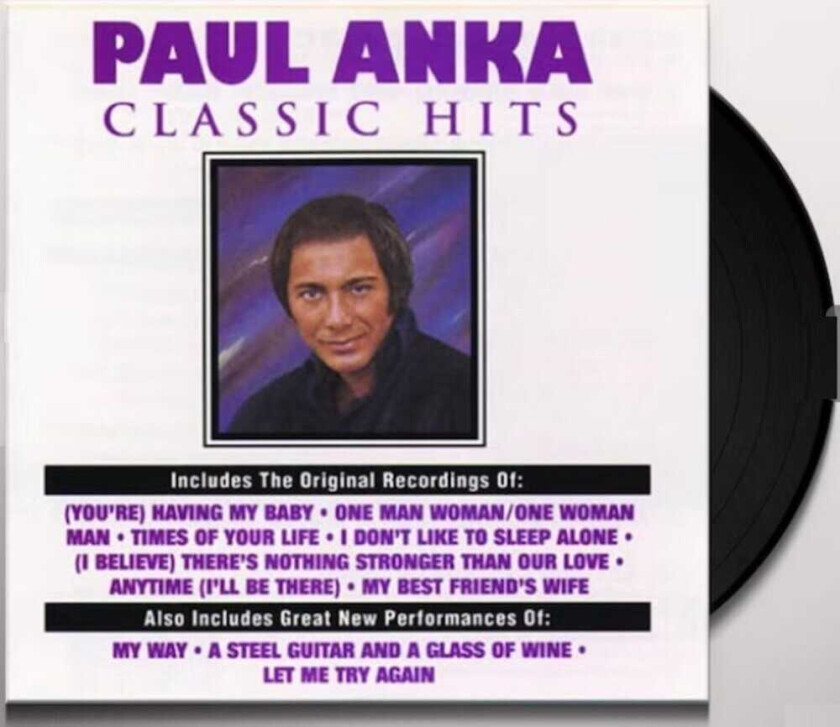 Paul Anka Classic Hits LP/Vinyl