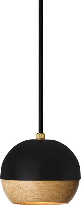 Ray pendel black, small - detalj i eik på skjermen