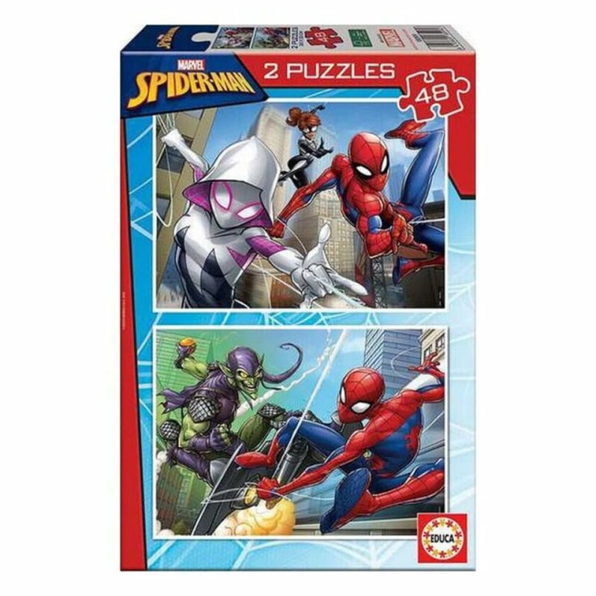 - 2x48 pcs. Puzzle - Spider-Man (80-18099)