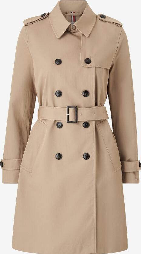 Trenchcoat Cotton DB Slim Fit Trench - Beige